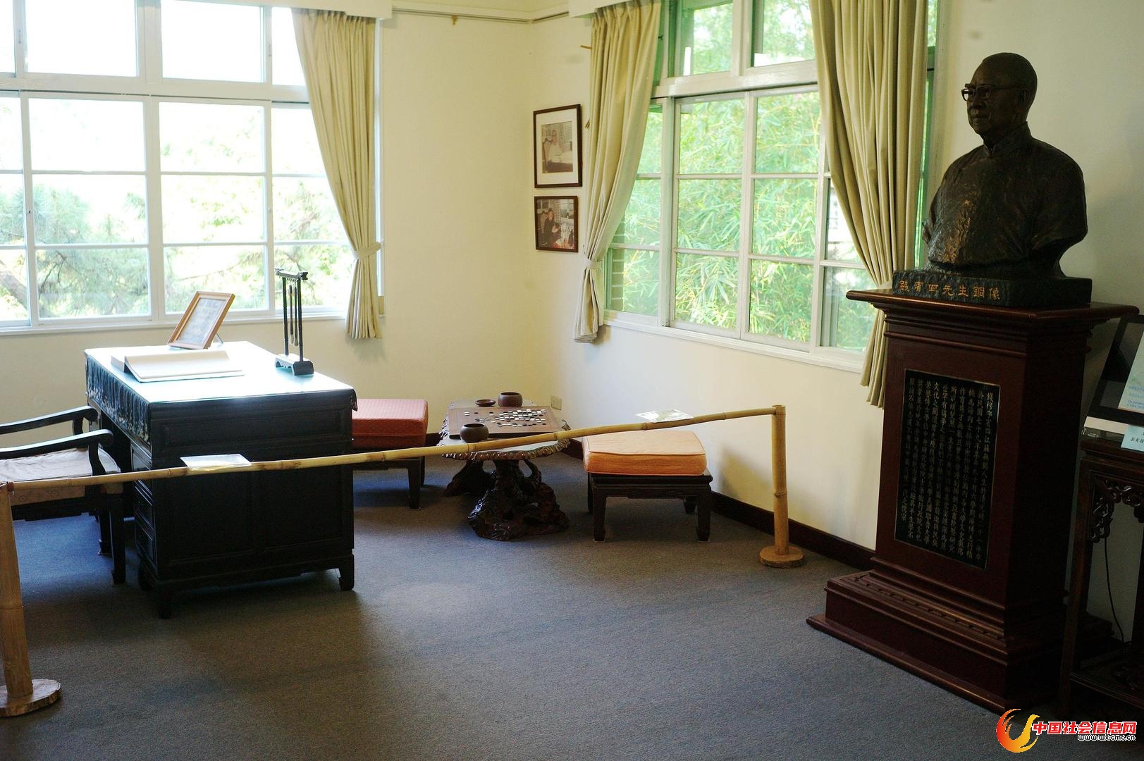 钱穆故居素书楼内一角,钱穆曾居于此22年 图据视觉中国